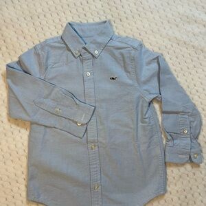 Kids Blue Button-Down Shirt